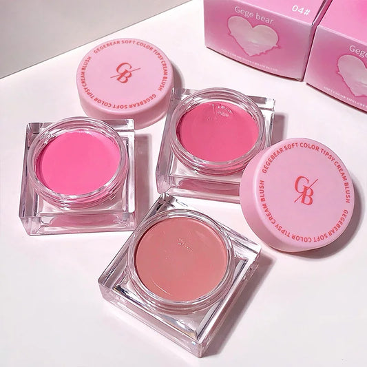 GegeBear Soft Color Cream Blush: Long-Lasting and Hydrating Formula - Natural Finish for a Radiant, High-Beauty Look