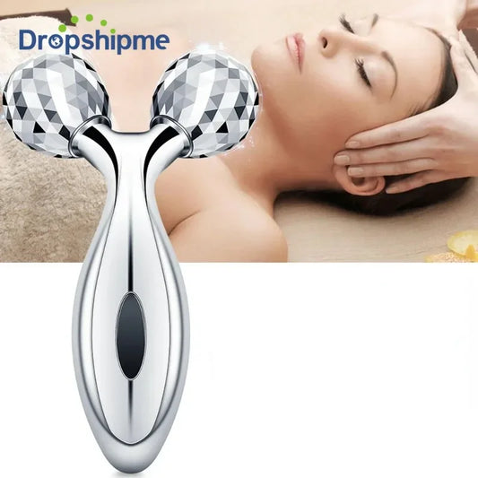 3D Roller Massager Face Massage Y Shape 360 Rotate Thin Face Body Home Shaping Relaxation Lifting Wrinkle Remover Facial Massage