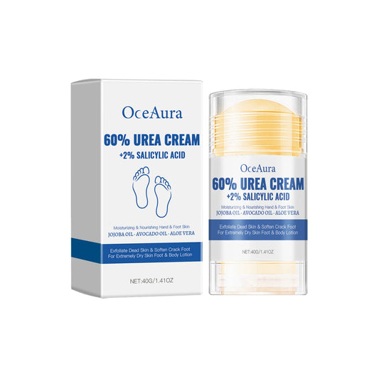 60% Urea Feet Cream Extreme Dry Cracked Rough Thick Dead Skin 2% Salicylic Acid Soften Exfoliate Moisturizer Smooth Nourish Hand